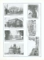 Tipton Public Library, First Ward, Third Ward and High School, Jefferson Street, St. Josephs Academy